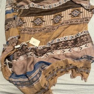 Bohemian Patterned Scarf Band New